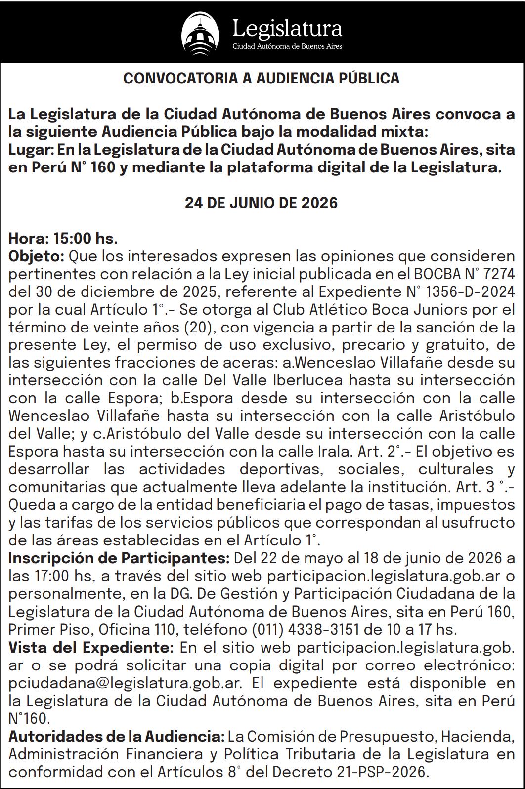 Audiencia Publica 